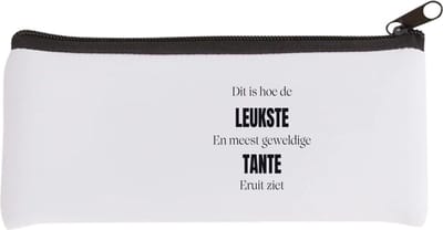 Akyol - dit is hoe de leukste en geweldige tanie uit ziet Etui - Tante - cadeau tante - cadeau - verjaardag tante - 20 bij 9 cm