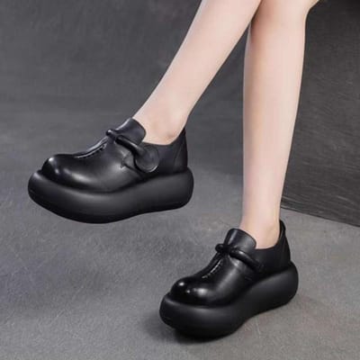 Platform dames sportloafers casual trendy sneakers winter enkellaarsjes dames nieuwe wandelschoenen zacht comfortabel Mujer 40 black