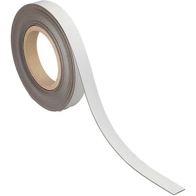 MAUL Magneetband metaal 1 stuk 42 g/cm ² magnetisch kunststoffbeschichtet beschriftbar 10 m x 2 cm x 1 mm wit