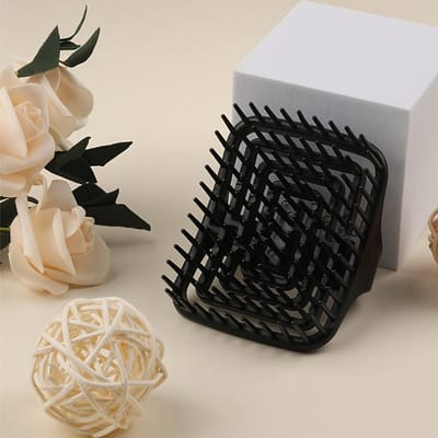 1 pc Brosse de massage du cuir chevelu Brosse de shampooing portable Peigne de lavage Soin du cuir chevelu Accessoires de salle de bain Brosse de shampooing Peigne de massage sec et humide pour le nettoyage du cuir chevelu noir
