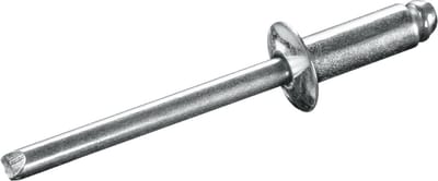 GOEBEL® - 1000 x Blindklinknagels (Ø x L) 3 x 12 mm - Staal verzinkt / Staal verzinkt - Vlakke kop - STANDARD - 7080130120 - ISO15979 - Popnagel