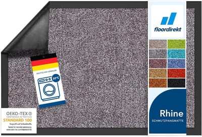 FLOORDIREKT Deurmat - Droogloopmat - Schoonloopmat - Rhine - Sparrow - 40 x 60 cm