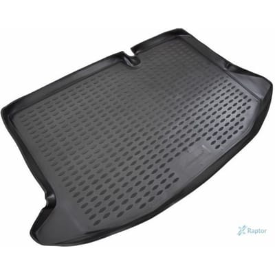 J&J AUTOMOTIVE | Tapis De Coffre Caoutchouc Premium Pour Ford Fiesta 7 5P. Berlina 2008-2017 noir