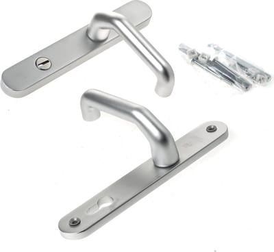 Veiligheidsgarnituur - Aluminium - Aluminium - S2 - S2 4021 set met kerntrekbeveiliging SKG*** - kruk-kruk PC92