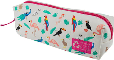 Nature Planet Etui kinderen vogels birds (100% Oeko-Tex gecertifieerd)