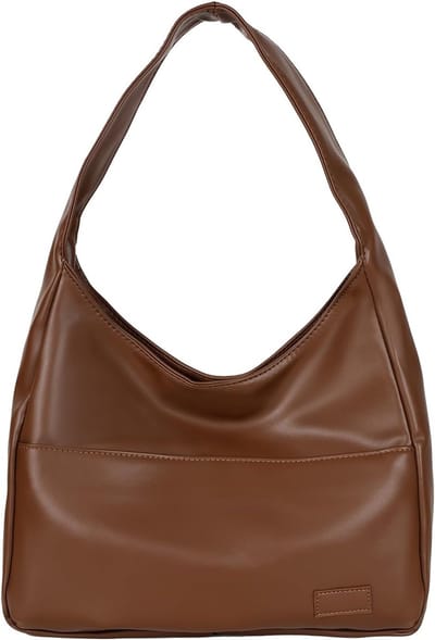 Chic Vegan Leren Dames Tote - Stijlvolle Casual Grote Schoudertas
