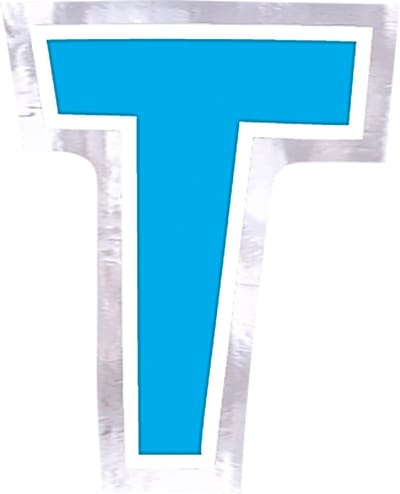 48 ballonsticker letter T