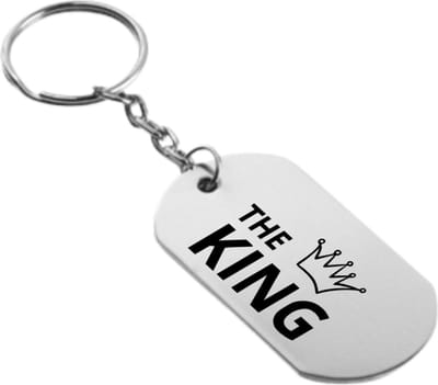Akyol - de koning sleutelhanger - Koning - familie vrienden - cadeau - 54 x 29mm