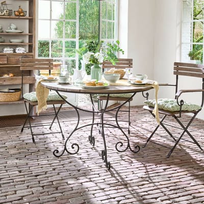LOBERON Tafel Arémont bruin/zwart
