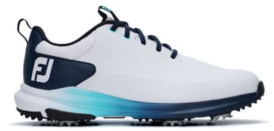 Footjoy Heren Golfschoenen Tour Rival Wit Navy Blauw