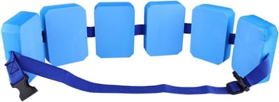 Opblaasbaar Kickboard - Verstelbare Riem - Zwemles Hulp - Hoog Drijfvermogen - 124 cm Lengte - Zwart Blauw