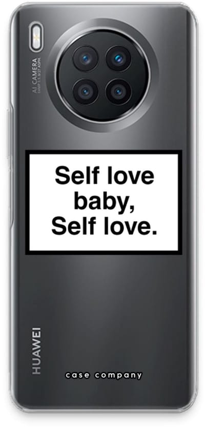 Case Company® - Hoesje geschikt voor Huawei Nova 8i hoesje - Self love - Soft Cover Telefoonhoesje - Bescherming aan alle Kanten en Schermrand
