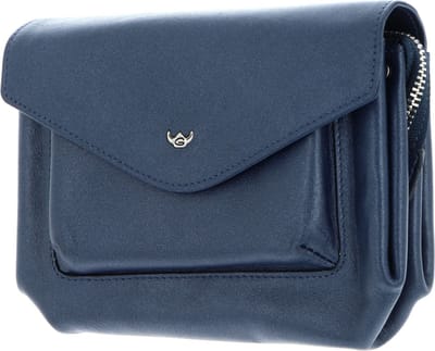 Golden Head Leren portemonnee Valencia RFID Protect Börsentäschchen 2850 Saphir donkerblauw