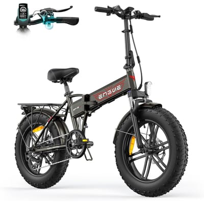 ENGWE folding electric bicycle, 48V 13Ah battery, range of 50-120 kilometers, 20-inch wide tires, 7 speeds, EP-2 Boost. M