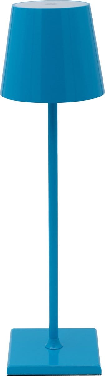 Luxus Europe - Tafellamp Touch Fleur Blauw - Draadloze LED Tafellamp Binnen - USB-C Oplaadbaar - Touchbediening - Dimbaar