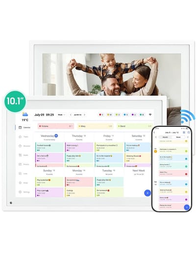 Trendique - Agenda - Planner - Digitale kalender - Digitale agenda - Digitale planner - Familieplanner - Familieagenda - Touchscreen - Wifi