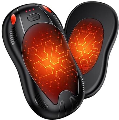 Draagbare Elektrische Handwarmer 10.000mAH - Herbruikbaar & Afneembaar - Perfect voor Camping & Winteractiviteiten