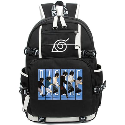 Anime Naruto sac à dos pour adolescents garçons filles retour à l'école sac à dos étudiant cartable hommes femmes loisirs Usb sacs de voyage sac à dos