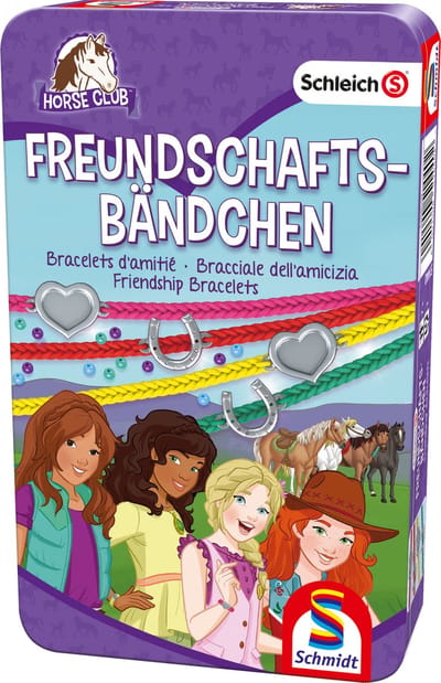 Schmidt® - Horse Club Vriendschapsarmbanden - Knutselset - Creatief DIY sieraden maken - vanaf 6 jaar - 1+ speler