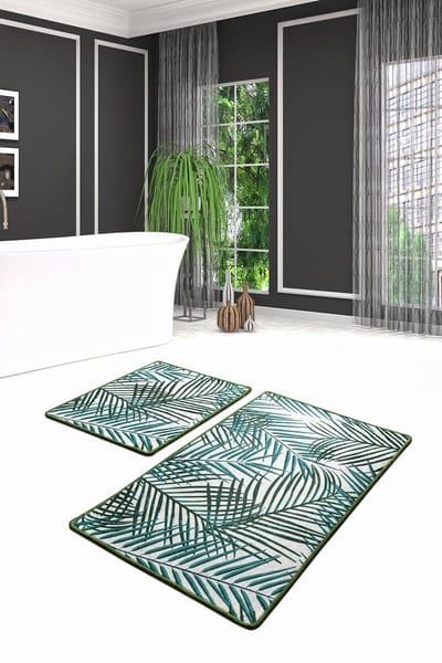 Asir - Badmattenset (2 stuks) - Veelkleurig - 50 x 60 cm