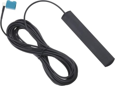 DAB FM Radio Antenne met Fakra Z Adapter - 5m Zelfklevende Montage voor Auto Stereo