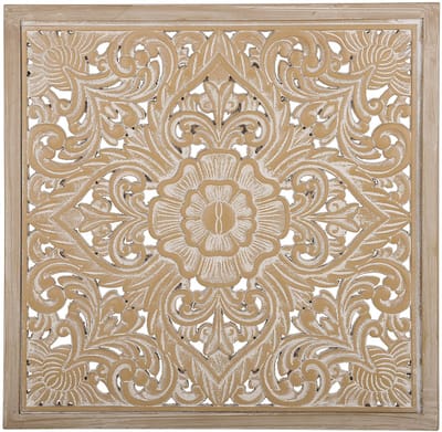 YONORA - Wanddecoratie - Lichte houtkleur - MDF