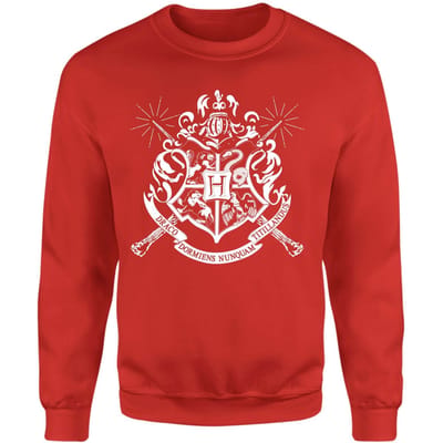 Harry Potter Hogwarts House Crest Sweatshirt - Red - S