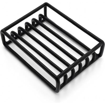 Porte-savon en acier inoxydable Plat à savon métallique avec égouttoir Organisateur de salle de bain Antirouille pour douche Évier Comptoir