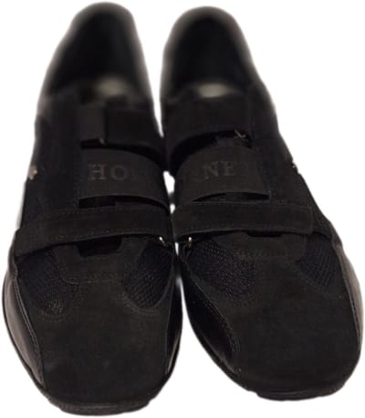 HORNET by Botticelli- SNEAKER-CAMOSCIO-LEER/MESH-NERO-43