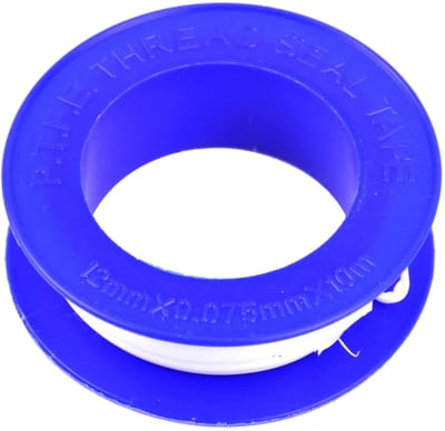 GEKO PTFE afdichtingstape - 12 mm breed - 10 m lang - wit - 12 stuks