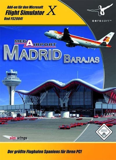Mega Airport Madrid (FS X Add-On) (DVD-Rom)