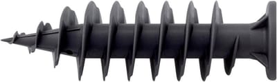 Isolatiepluggen - Bevestigingspluggen - Isolatie Bevestigen - Zonder Voorboren - 28x95mm 25 stuks - Zwart
