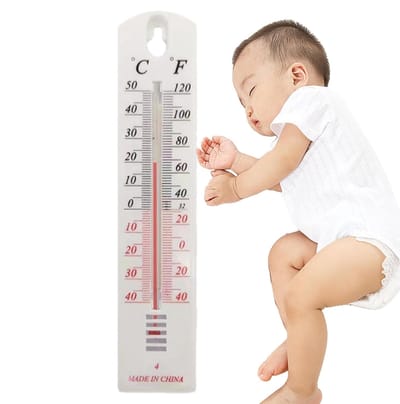 Temperatuurmeter Binnen Buiten - Weerstation Monitor - Tuin en Huis - Breed Meetbereik - 218 cm Lengte