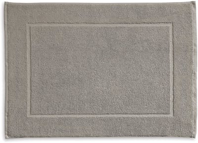 Kela Badkamer - Ladessa Badmat Silver Grey 70x50 cm - Katoen - Zilver