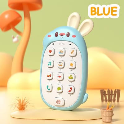 Kinderen Konijn Telefoon Speelgoed Muzikale Leertelefoon Vroegonderwijs Montessori Cadeau voor Peuters Verjaardag Kerstcadeau