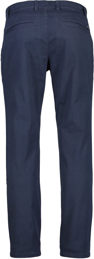 LERROS Chino met stretch, comfortabele pasvorm , Maat: W33_L30 , Kleur: CLASSIC NAVY , 98% katoen, 2% elastaan