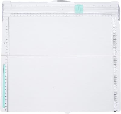 Papiertrimmer en Rilbord - Knutselgereedschap - Kaarten Maken - Alles in één - 12x12 Inch - Wit