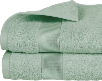 Atmosphera Badhanddoek Towelmaster - 4x - mintgroen - luxe - 70 x 130 cm - katoen - 450 grams - badkamer handdoek