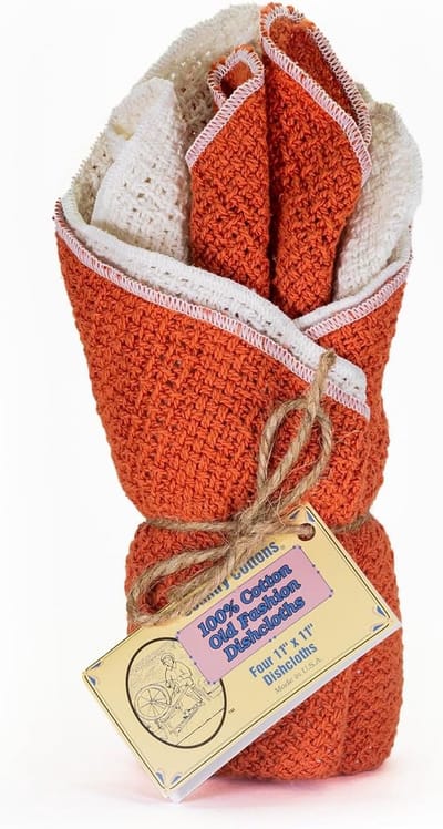 Set van 4 Keukendoeken 100% Katoen - Absorberend en Duurzaam in Gemengde Kleuren