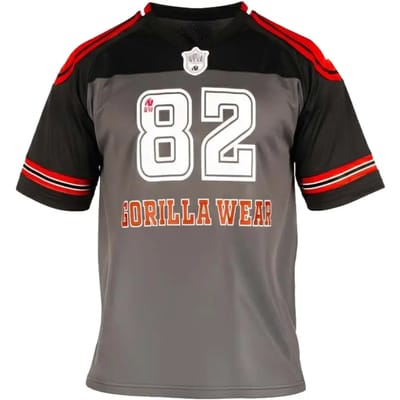 Gorilla Wear Tyler Football Jersey - Zwart/Rood - S