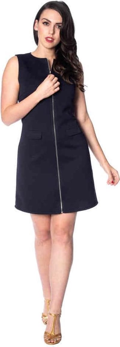 Dancing Days - GROOVY GAL Korte jurk - M - Blauw