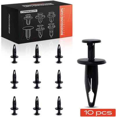 Frankberg 10x Bevestigingsclips Bumper voor Ford Transit Bus Kasten