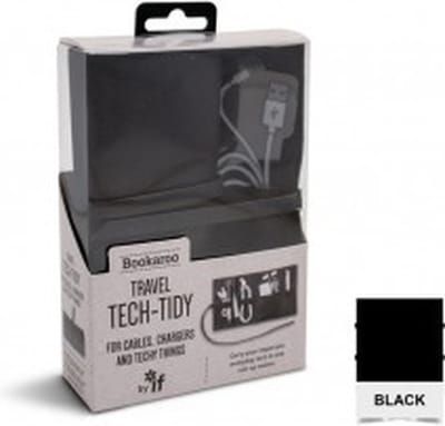 IF Bookaroo Travel TechTidy, Tech Organiser, Travel Pouch Bag Organiser, 16 cm,Black
