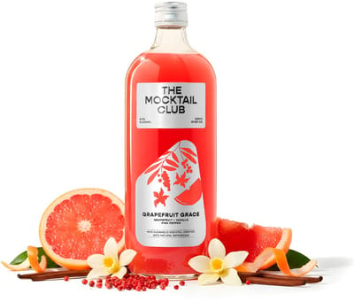 The Mocktail Club Grapefruit Grace 99cl – Mocktail alcoholvrij ready to drink | Aperitief zonder alcohol op basis van pompelmoes en vanille