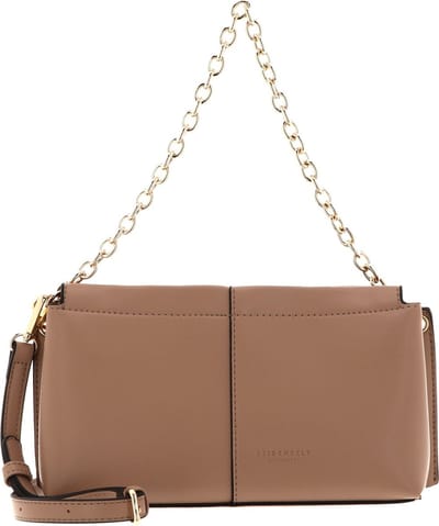 SEIDENFELT MANUFAKTUR Avondtas Schoudertas Nees Midi Crossbody Bag Dark Sand / Gold Beige