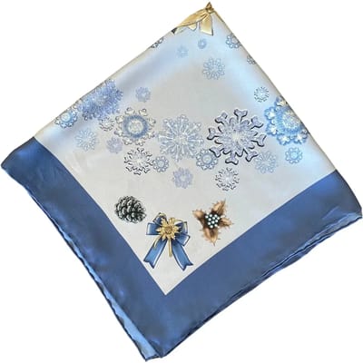 Zijden sjaal voor dames Ralu Fine Art Frozen Elegance