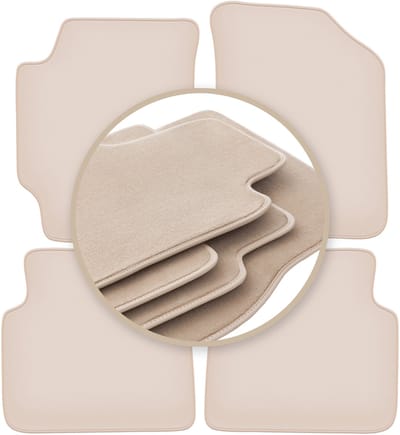 PREMIUM beige vloermatten voor: Hyundai Elantra III sedan 2000-20006