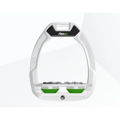 Veiligheidsstijgbeugels Plat Ultra Grip Wit/Grijs/Groen Flex-On Safe-On
