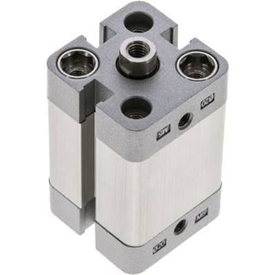 ISO 21287 Compacte Dubbelwerkende Cilinder 20-20mm - Magnetisch