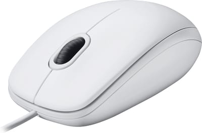 Logitech M100 - Bedrade Muis - USB - Plug & Play - Wit